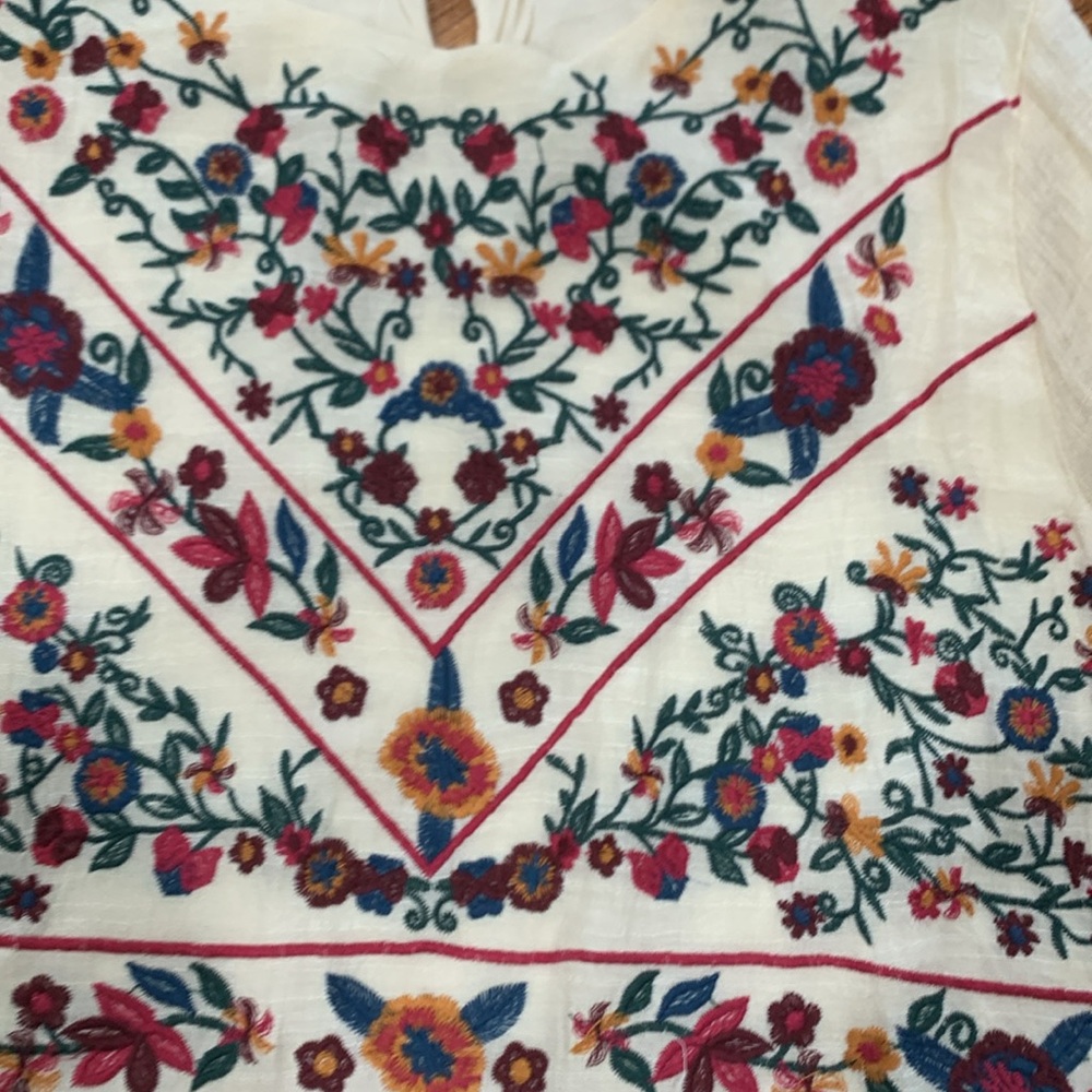 Altar’d State embroidered mini Dress Size M - Picture 3 of 6